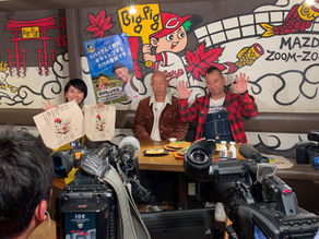 テレビ新広島特番「サシ飲み」のロケ地としてBig-Pigが選ばれ、バイきんぐのお二人がご来店されました。