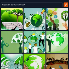 I asked Craiyon to draw images about sustainability, these are the results!