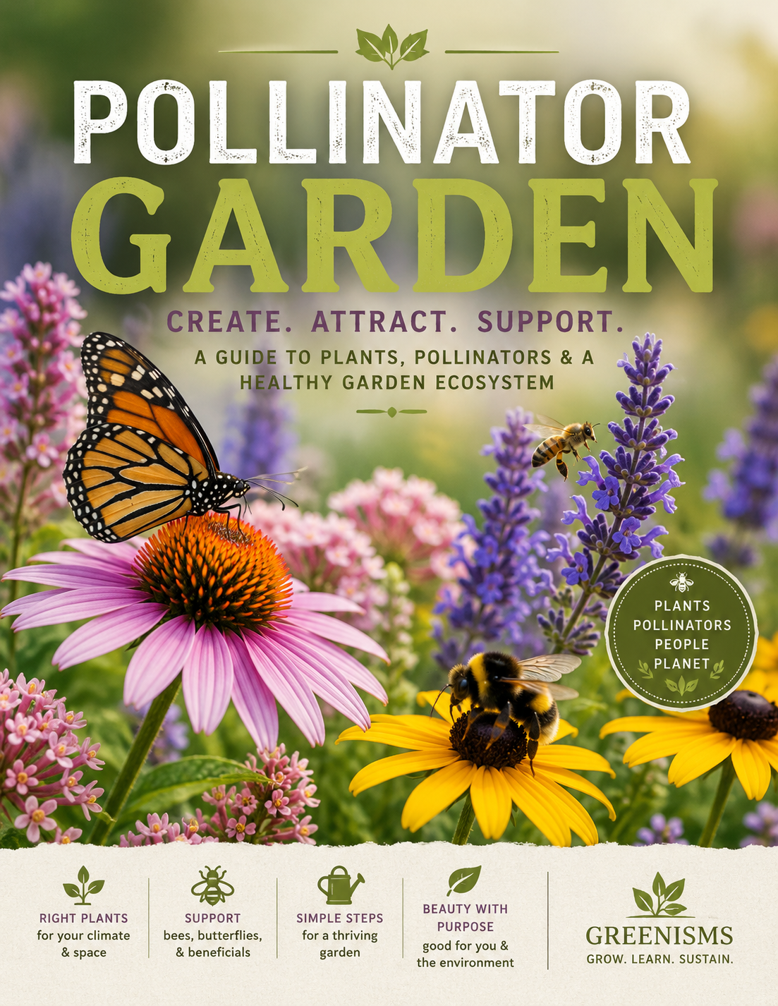 The 20-Minute Pollinator Garden - Ecosystem Recipe Card