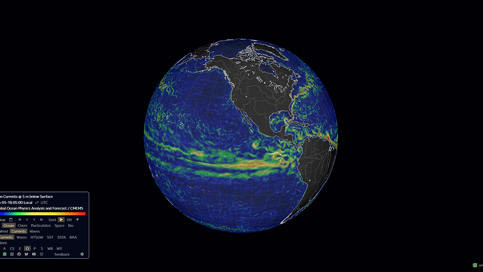 Earth.nullschool.net is an open-source planetary data visualizer