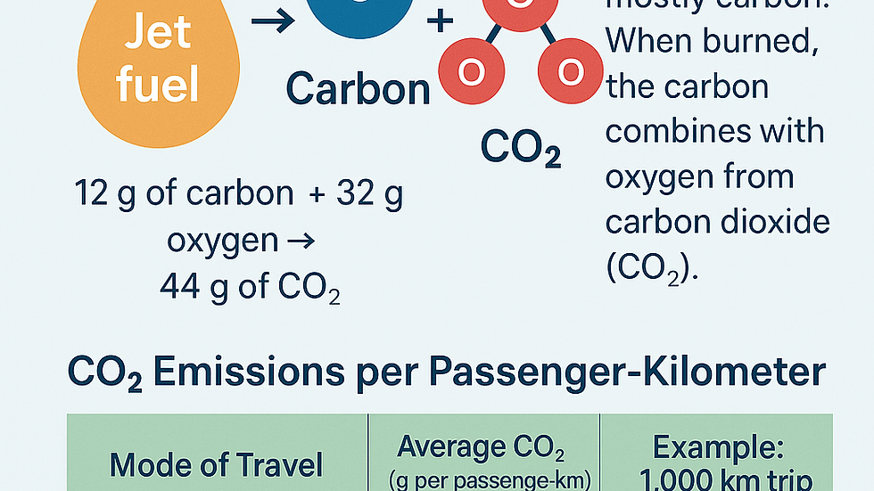 Understanding how planes emit CO2