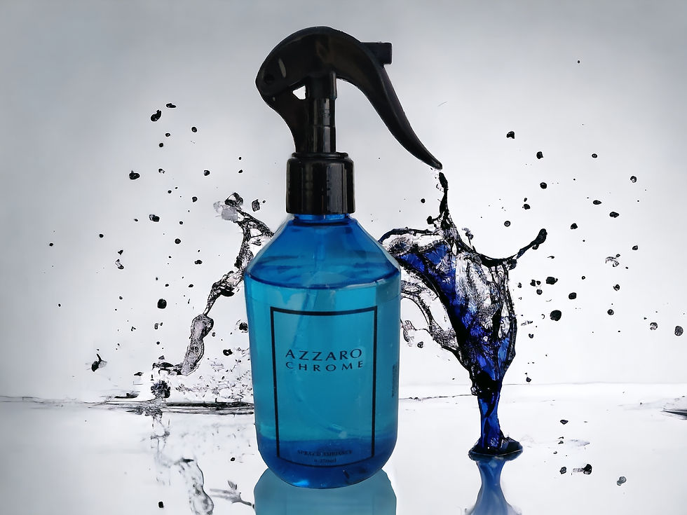 Flacon vaporisateur bleu, Azzaro Parfum