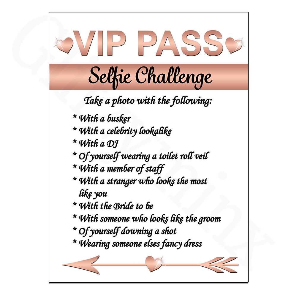 Thumbnail: 1 x Personalised Photo Lanyard Pass, Rose Gold Team Bride, Hen Party