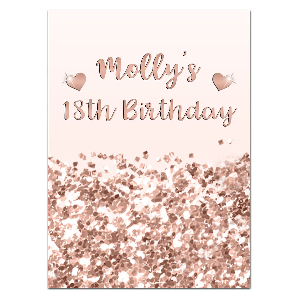 Thumbnail: 1 sheet of Glitter Bottom Bottle Labels - Champagne or wine Hen Party Birthday