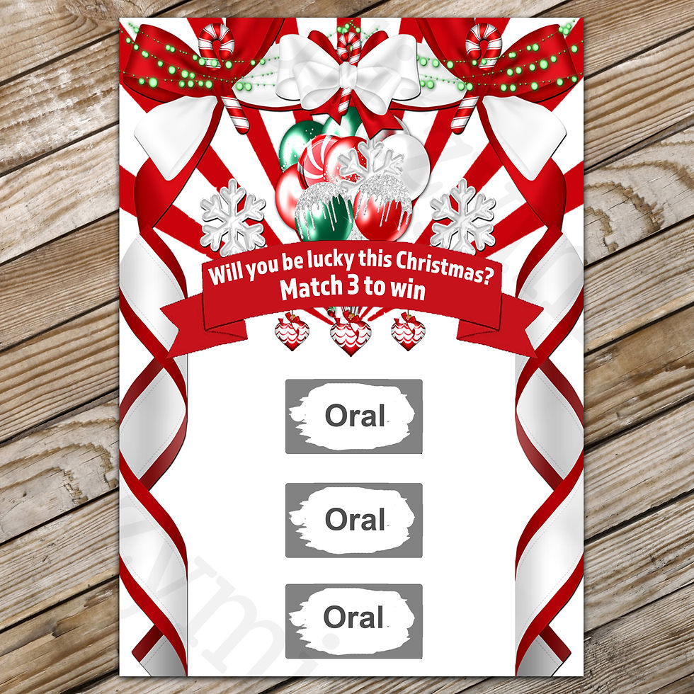 Thumbnail: 1 x Christmas Rude Joke or Treat Scratch Card