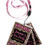 Thumbnail: 1 x Personalised Lanyard Pass - Glam Leopard Print - Hen Party Birthday