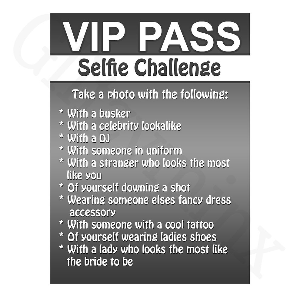 Thumbnail: 1 x Personalised Photo Lanyard Pass, Stag Party Birthday