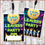 Thumbnail: 1 x School Leavers Lanyard Name Tag Pass, Glow Neon Party