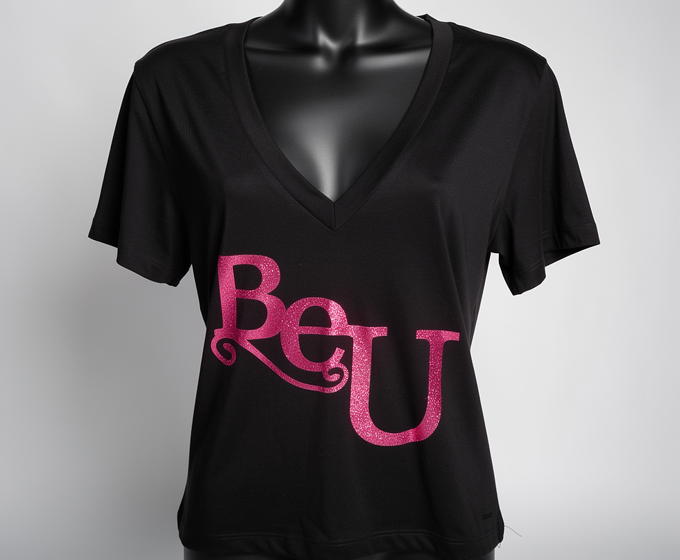 Thumbnail: Be U Glam V-Neck T-Shirt *More Colors