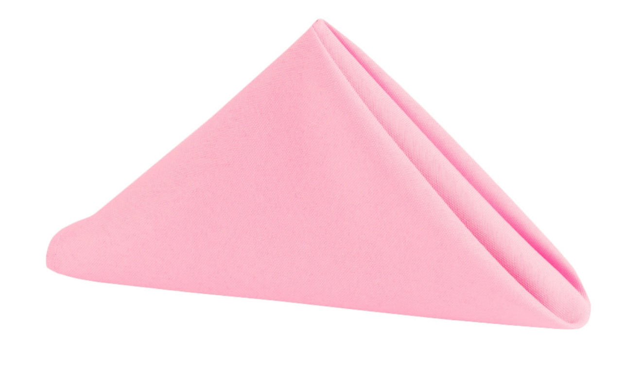 PINK POLY NAPKIN