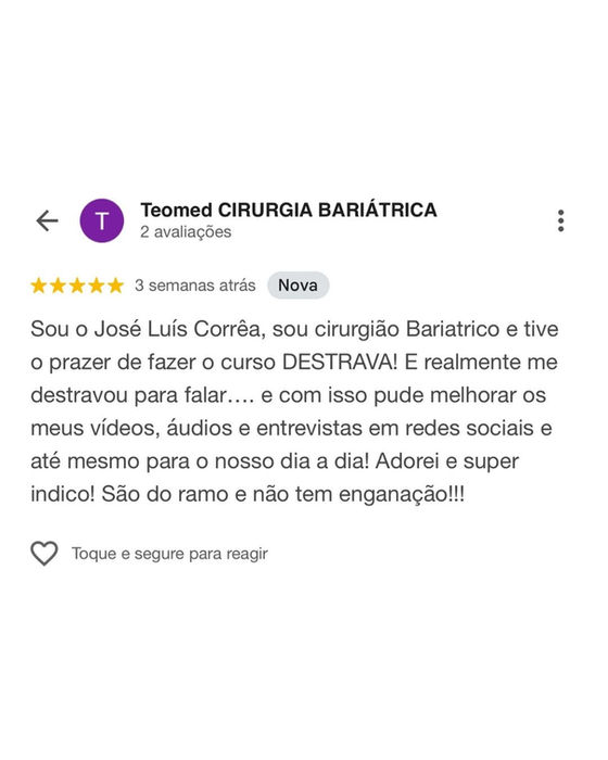 José Luís Comla fala sobre DESTRAVA. Adorei e super indico. Projeto Destrava