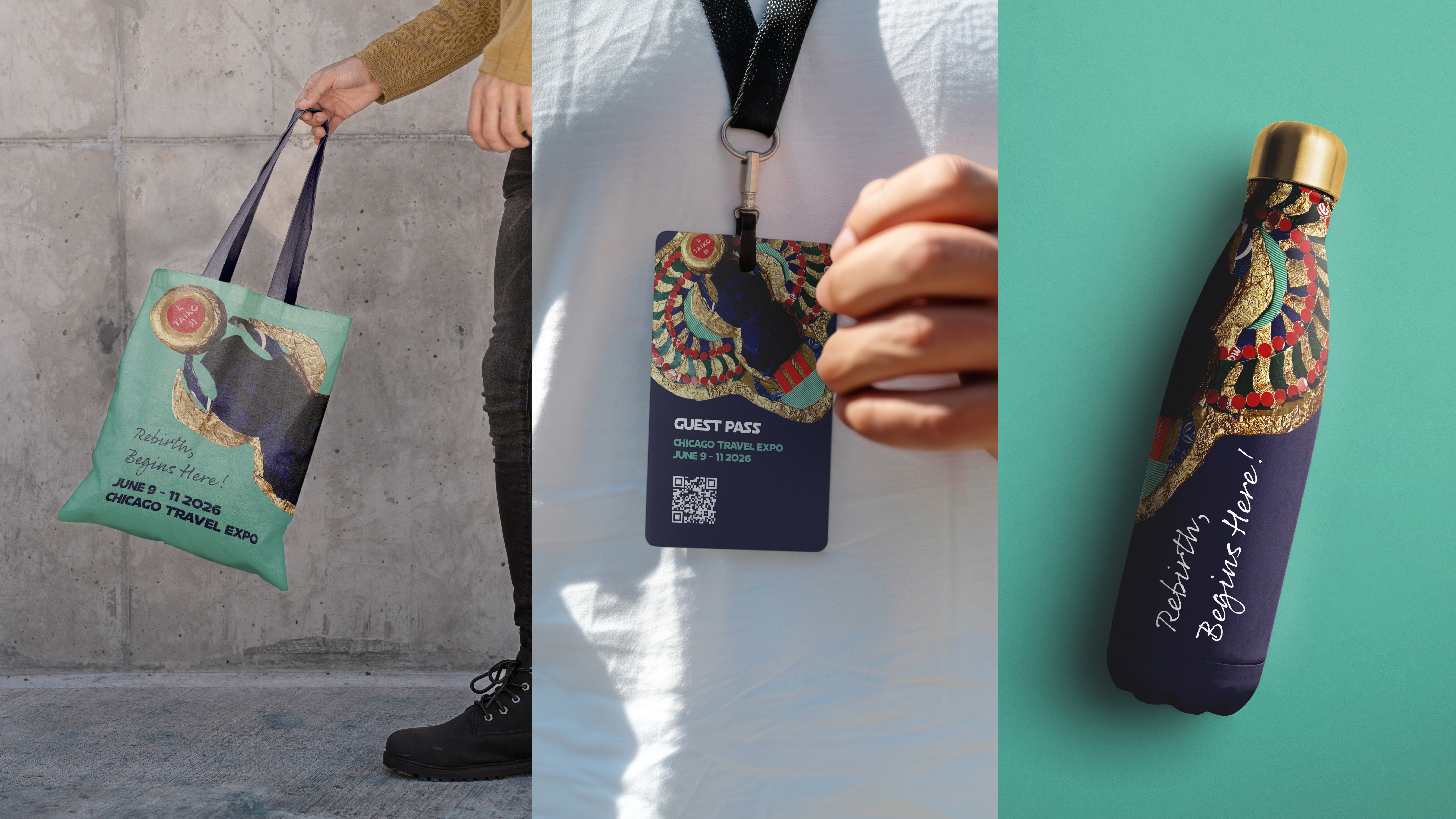 Chicago Travel Expo Poster and Merchandise