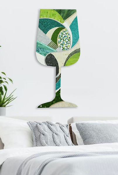 Green rich tones wine copa_ Lasting Cheers