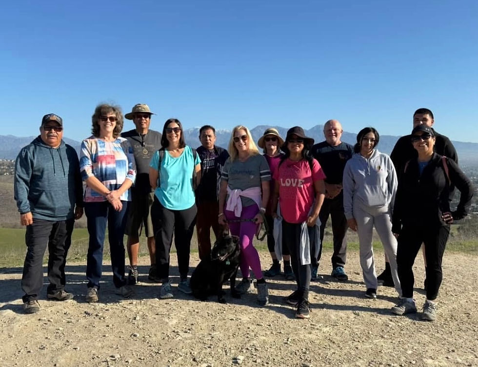 A Sunday morning hike to the top of Eucalyptus hill.
