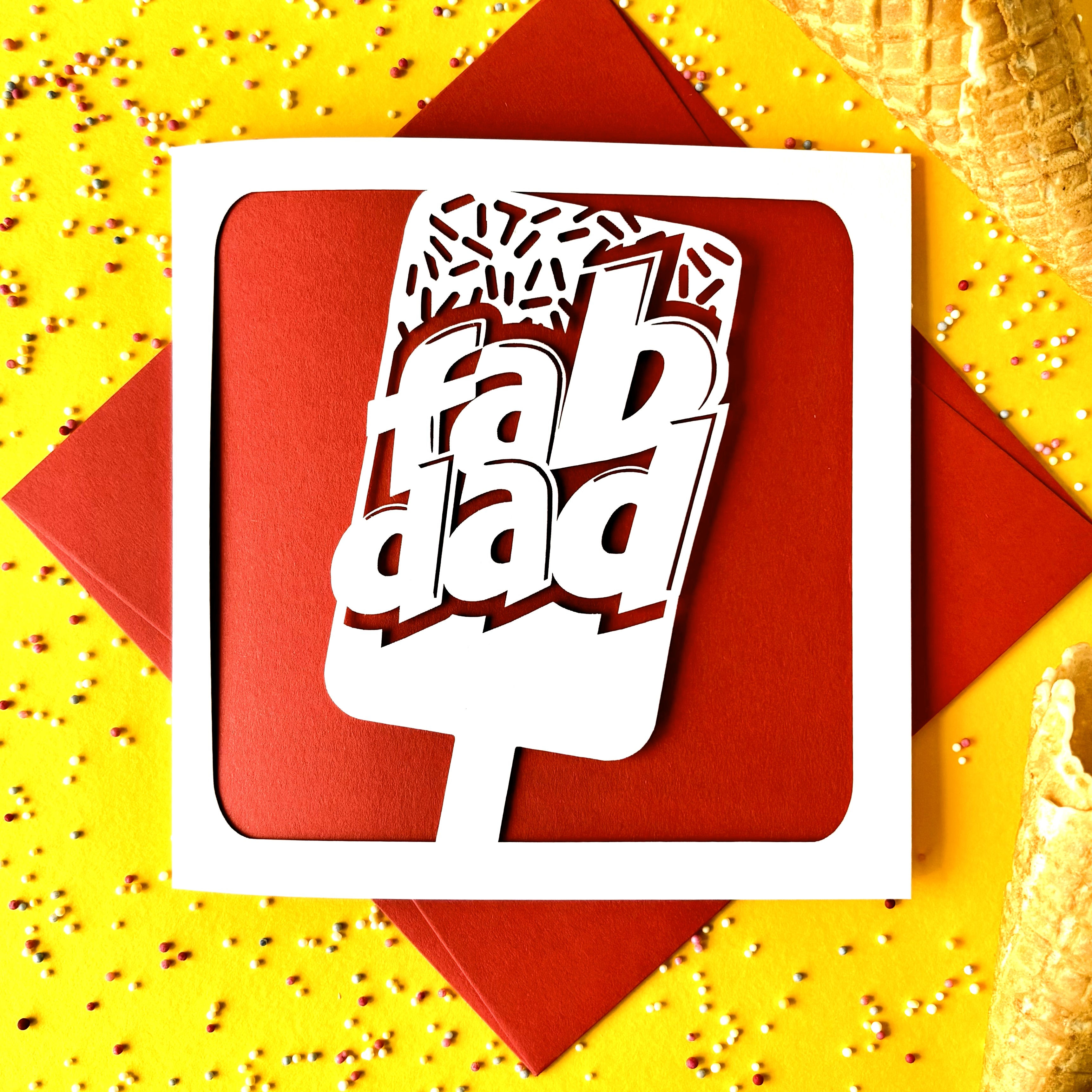 Fab Dad Father's Day Card