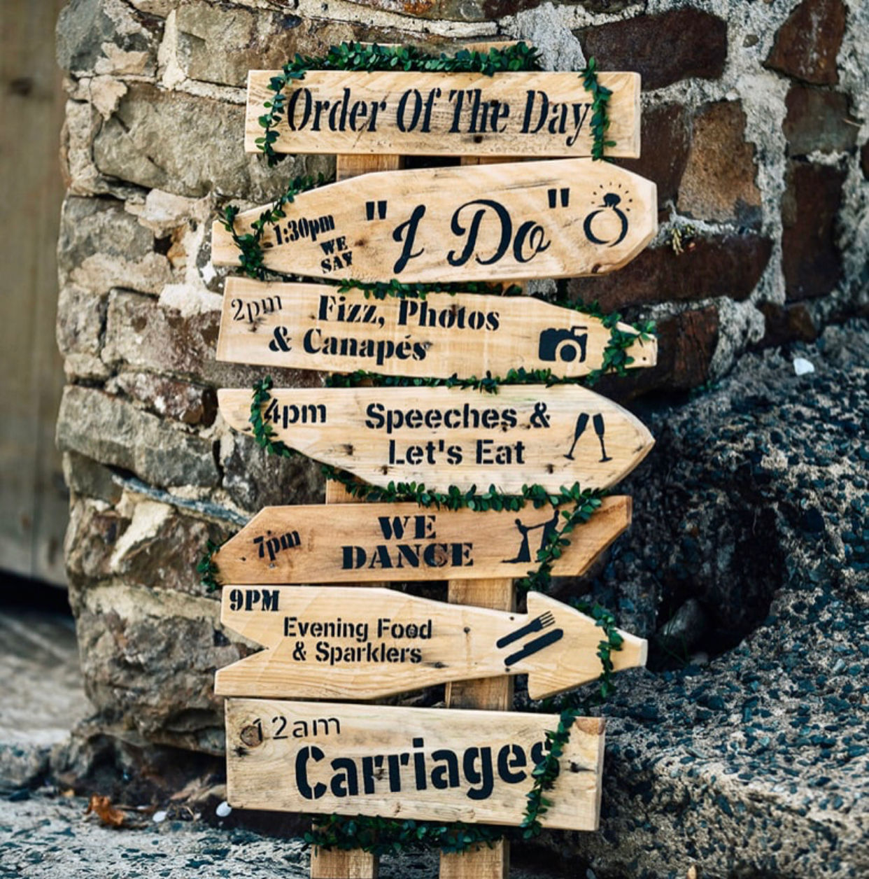 Order of the Day Sign