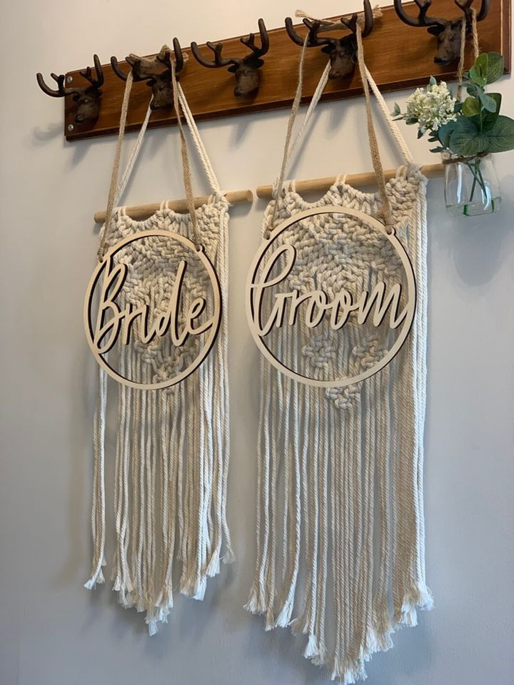 Groom Chair Sign