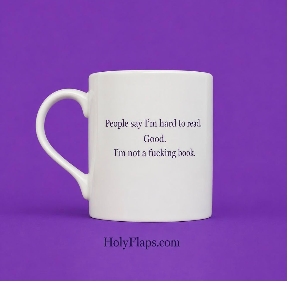 Thumbnail: 'People say I'm hard to read. Good. I'm not a fucking book'