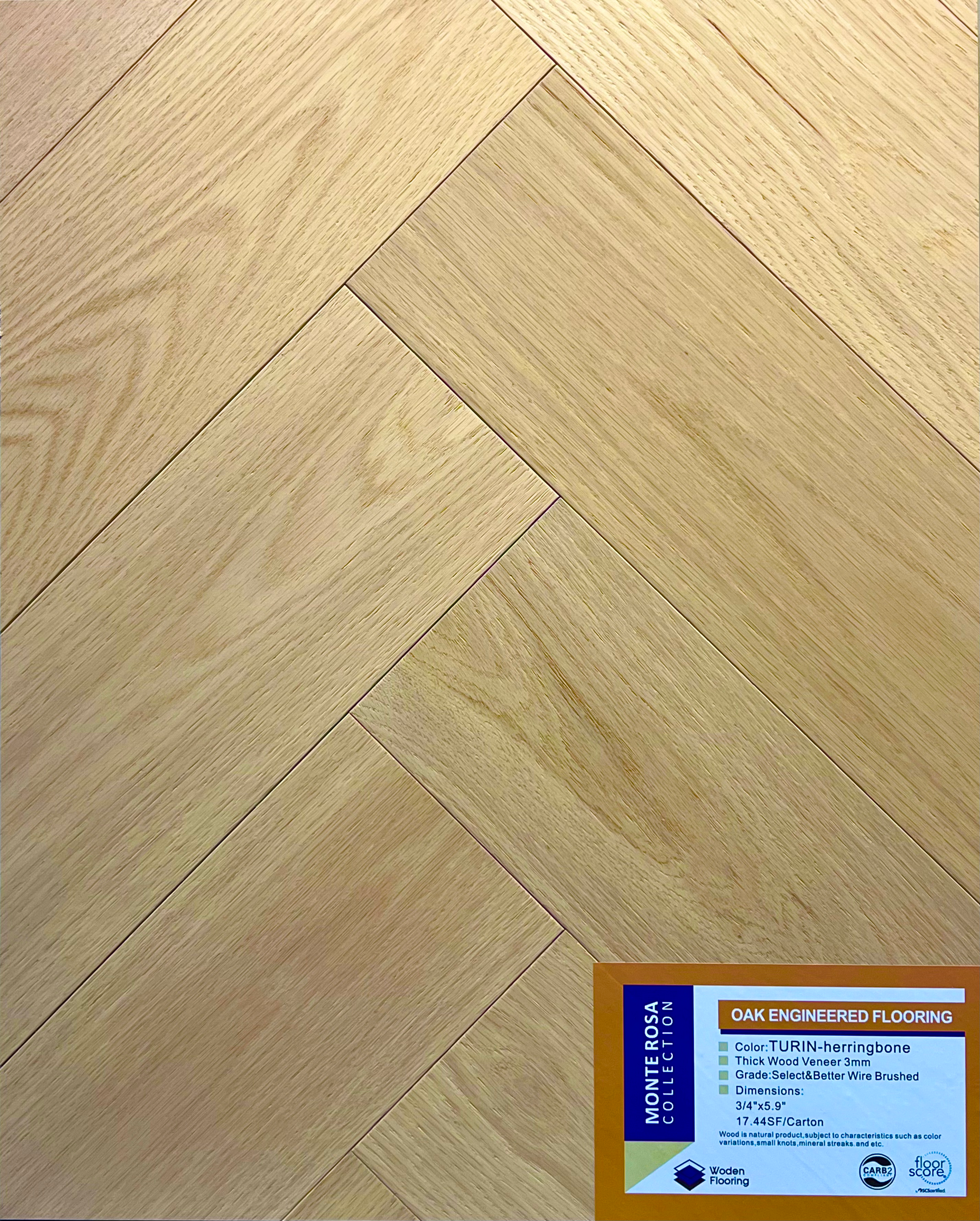 TURIN – Monte Rosa collection WODEN Flooring 5.9"x3/4"x35.4"