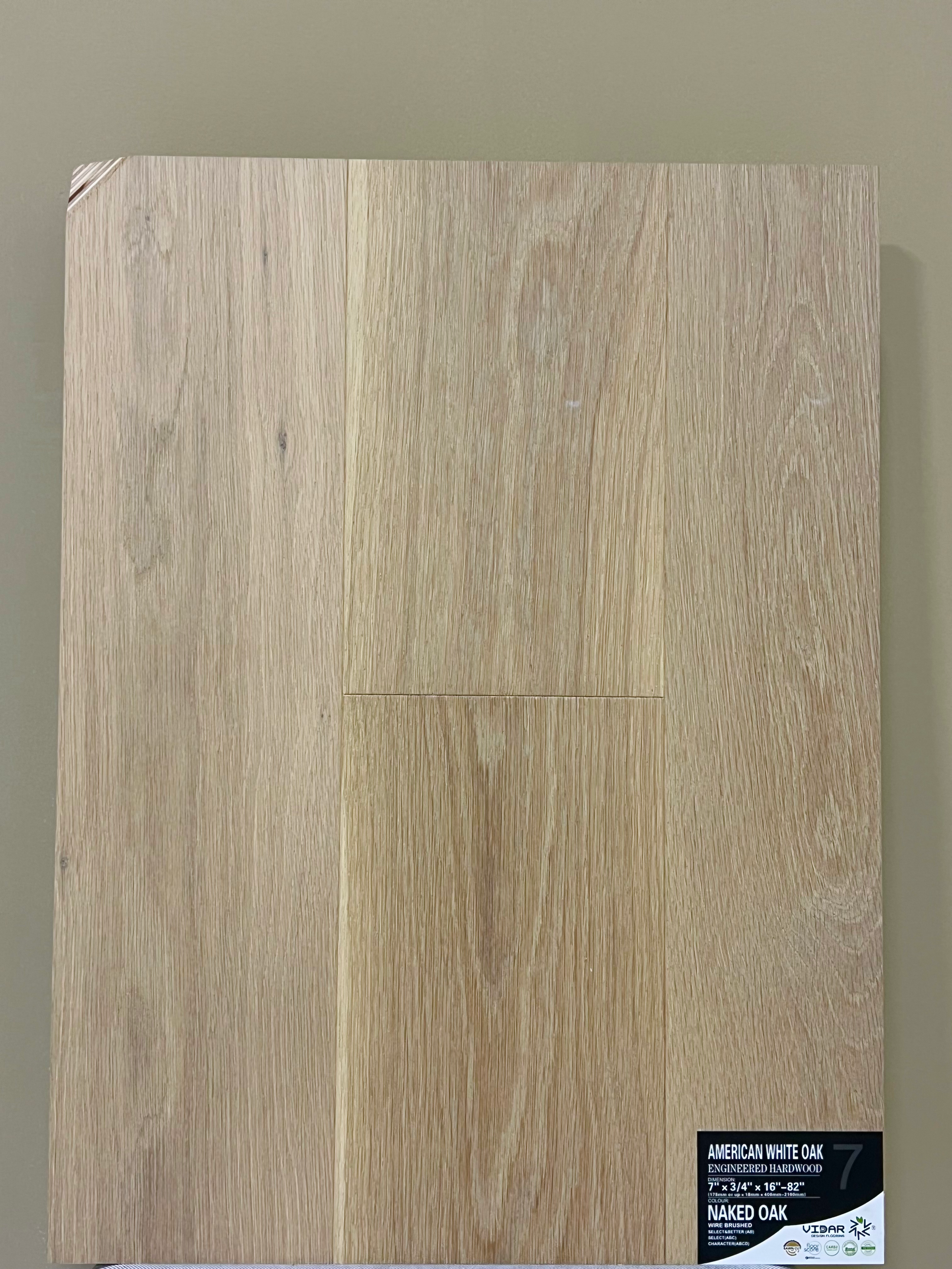 NAKED OAK - VIDAR 7" AMERICAN WHITE OAK