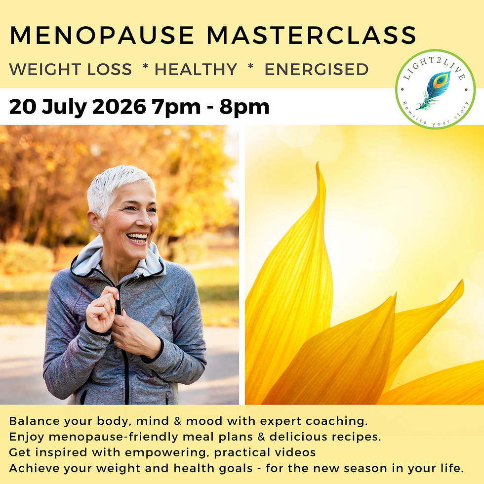 Menopause Masterclass (7PM - 8PM)