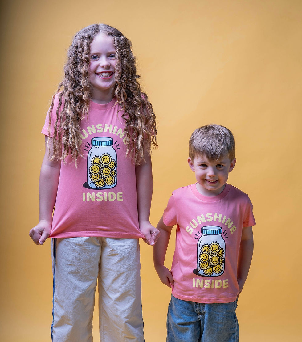 Thumbnail: Sunshine Inside – Positive Affirmation Kids T-Shirt