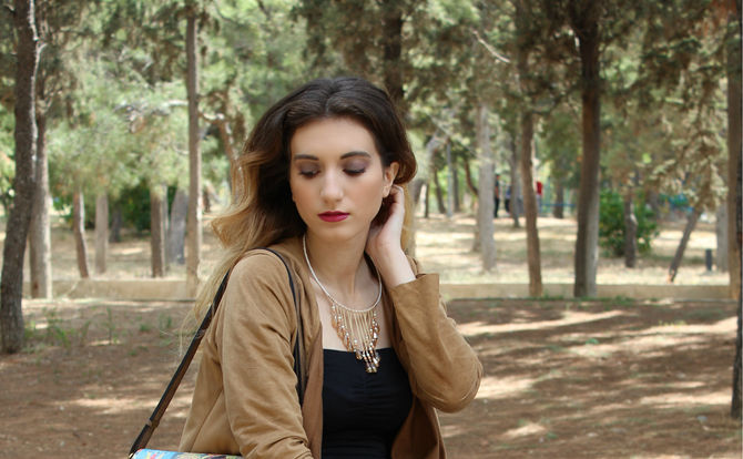 Earth colors.