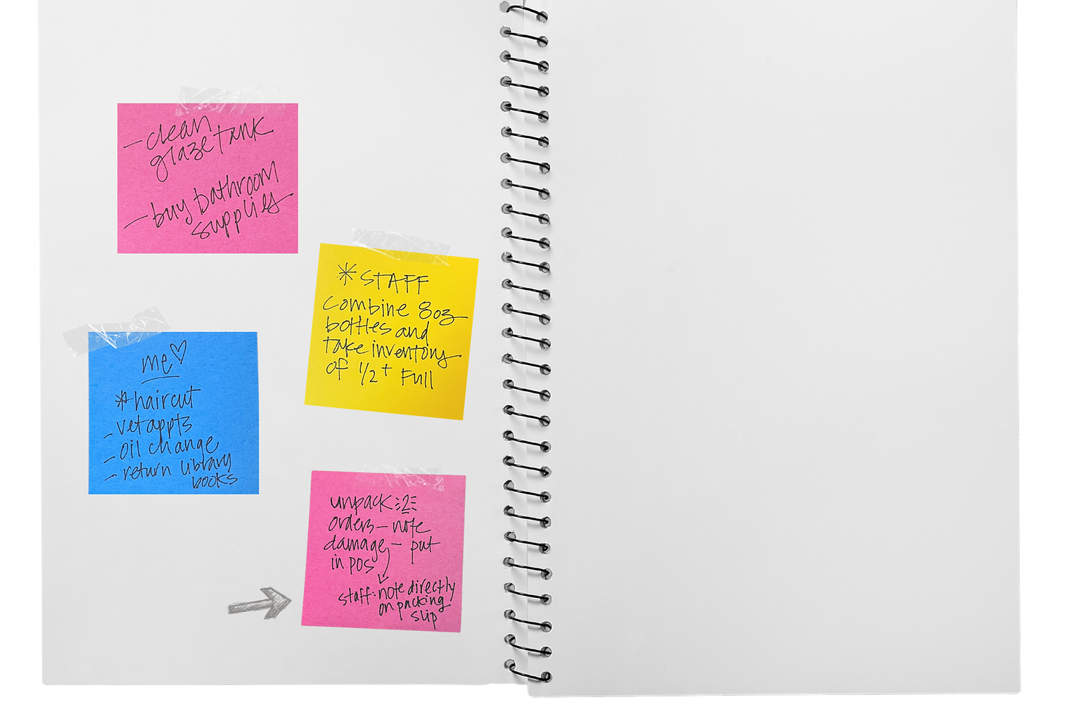 pottery studio to do list and Hillary's philosophy for marketing a pyop studio