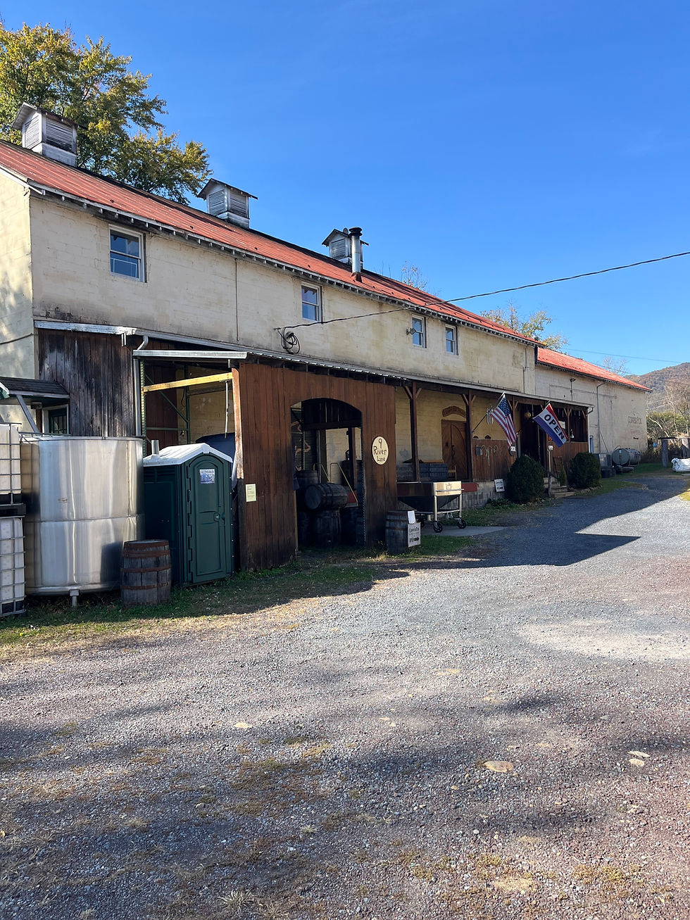 The entrance of The Copper Fox Distillery