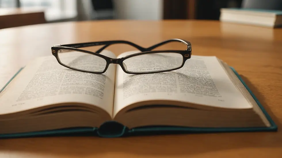 Eye-level view of an open law book on employment issues
