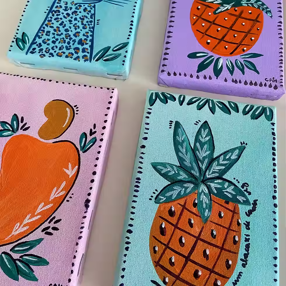Miniatura: Quadros tropicais 10x15