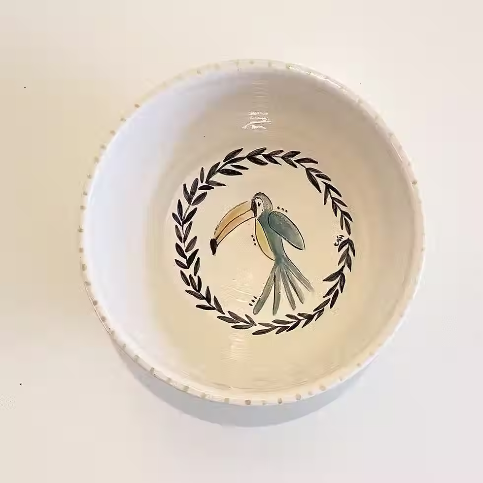 Cumbuca ramo de tucano