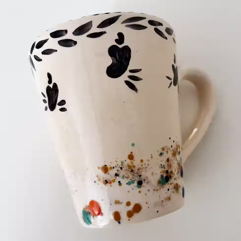 Caneca caju salpicado