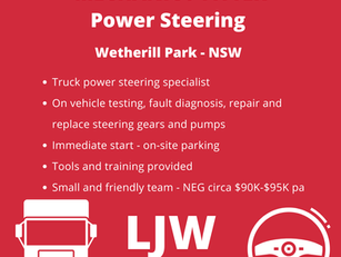 Mechanic / Fitter job - Power Steering Specialist - Wetherill Park NSW