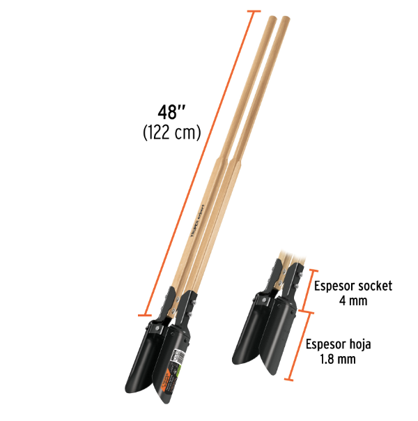 Miniatura: CAVADOR MANGOS DEMADERA 48" REF. 11979