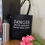 Thumbnail: Funny Adult Humor Tote bag  DANGER Mouth Operates faster than brain Tote Bag