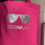 Thumbnail: Silver Aviator Sunglasses Sedona Arizona Pink Tote Bag