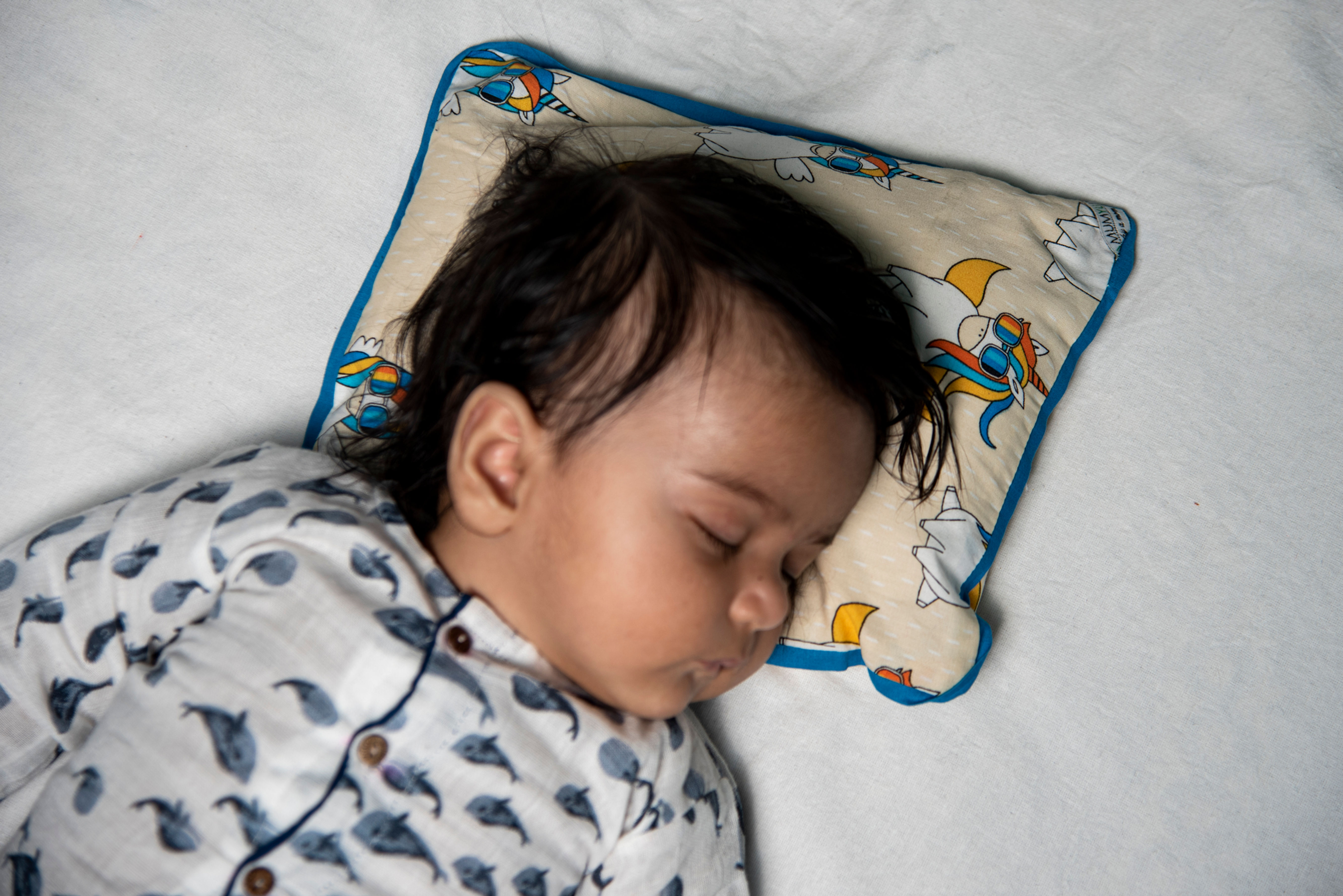 Disco Unicorn Mustard Seeds Pillow