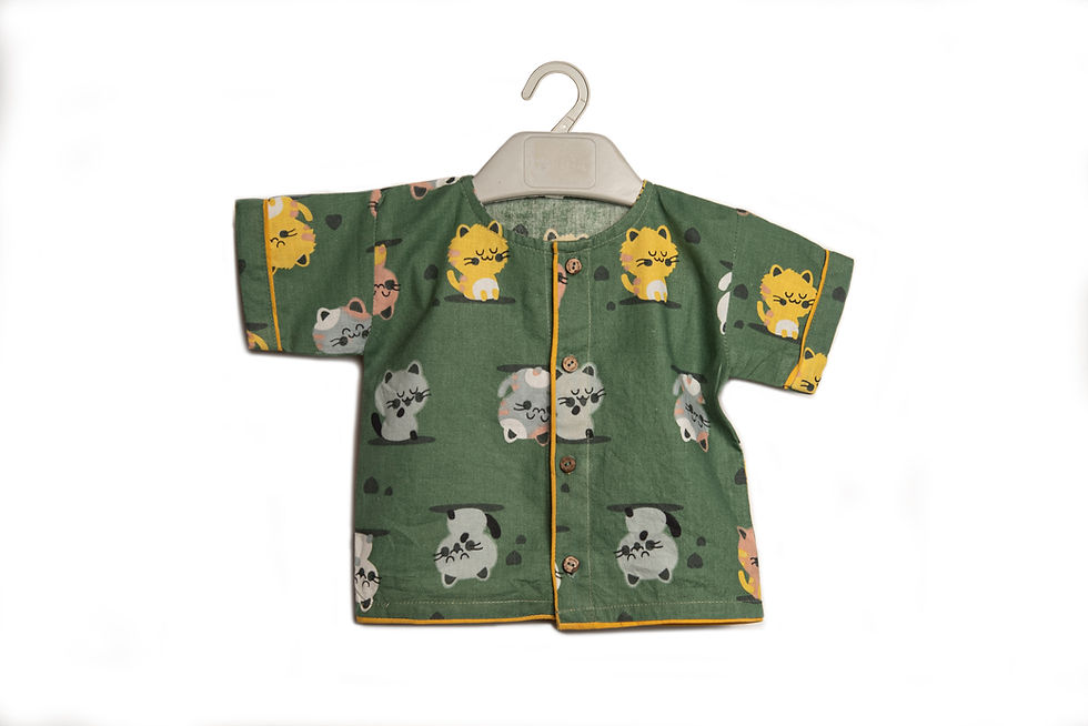Thumbnail: Meow Meow Pajama Set