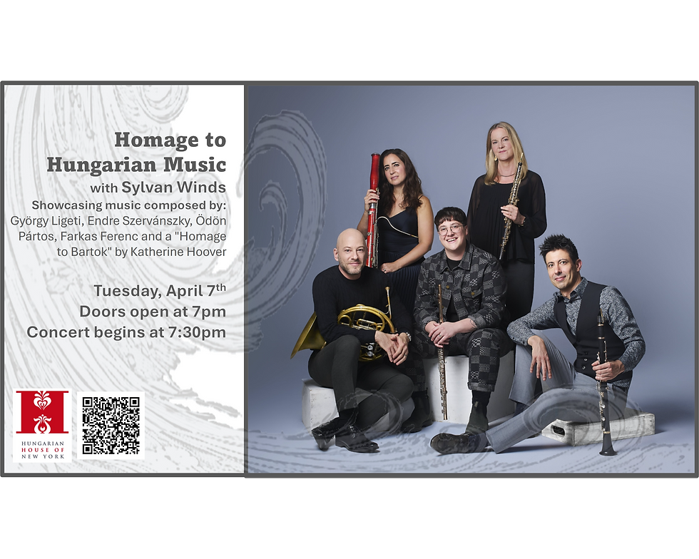 Homage to Hungarian Music with Sylvan Winds