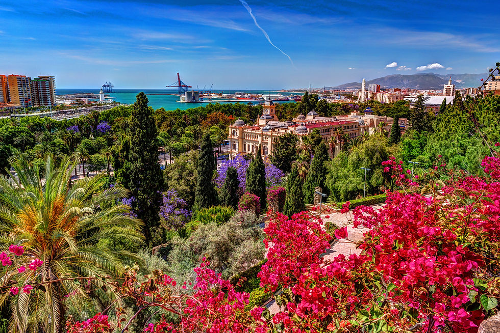 Aerial view of Malaga taken from Gibralfaro castle shutterstock_569945386.jpg