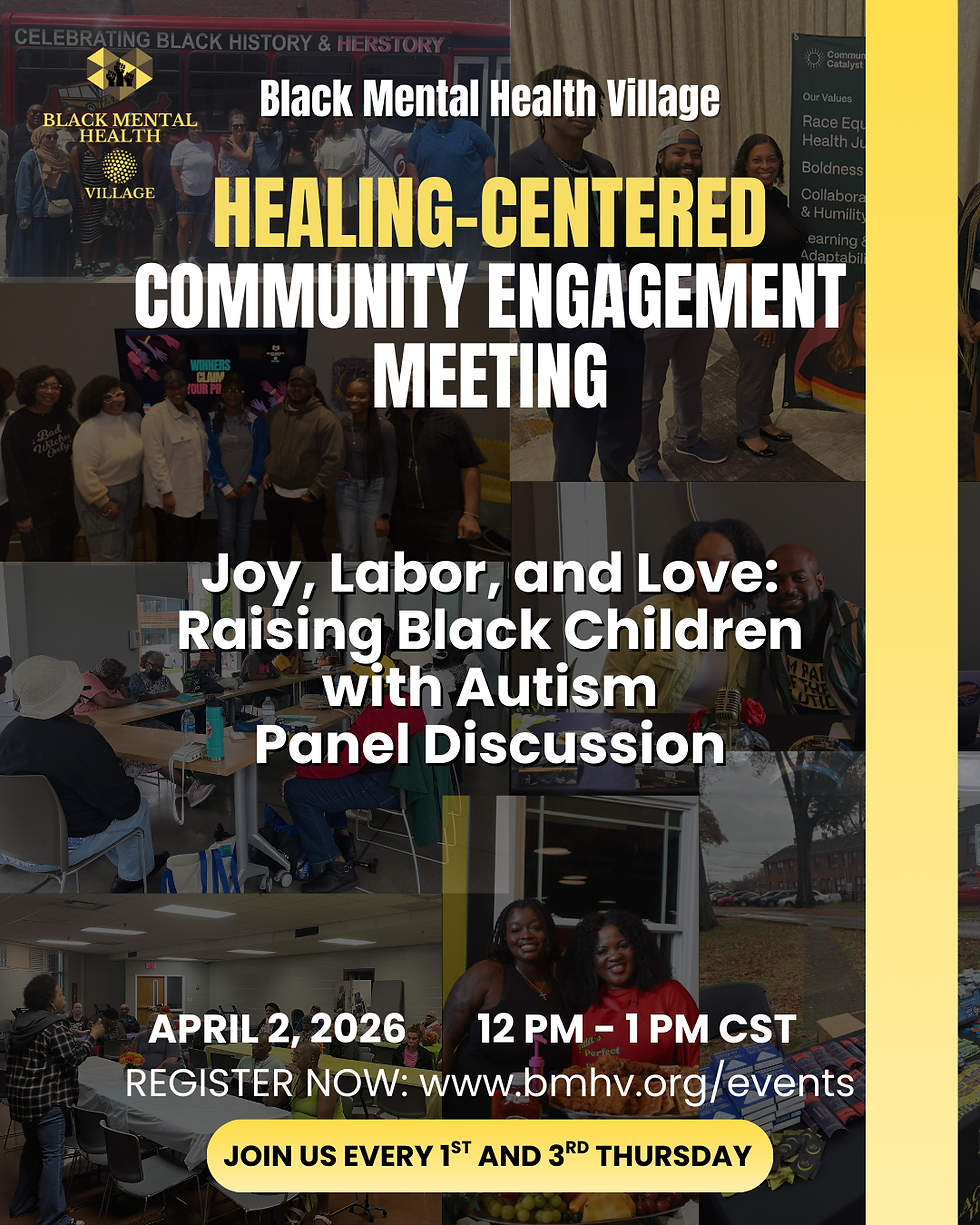 Healing-Centered Community Engagement Meeting