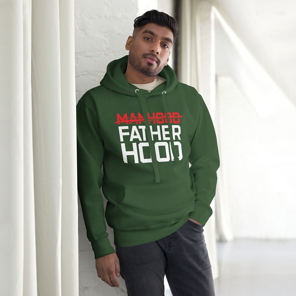 Thumbnail: (man)FatherHood Pullover Hoodie