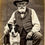 Thumbnail: owego_home_original_art_photograph_black_and_white_roger_hanson_old_man_white_beard_dog_best_friend