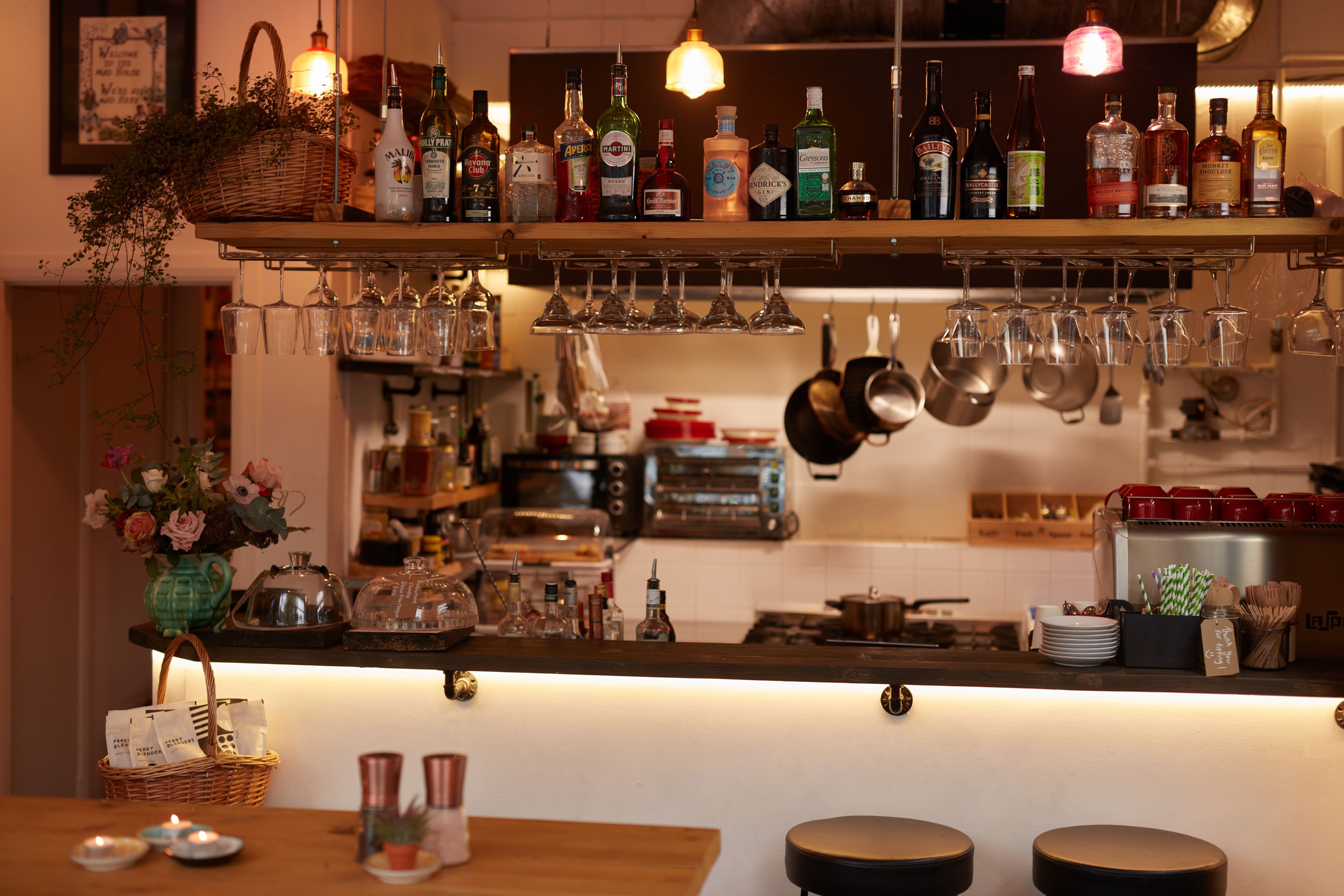 Arranged Food and Objects