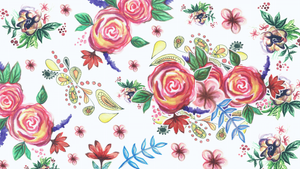 Watercolor Floral Illustrations