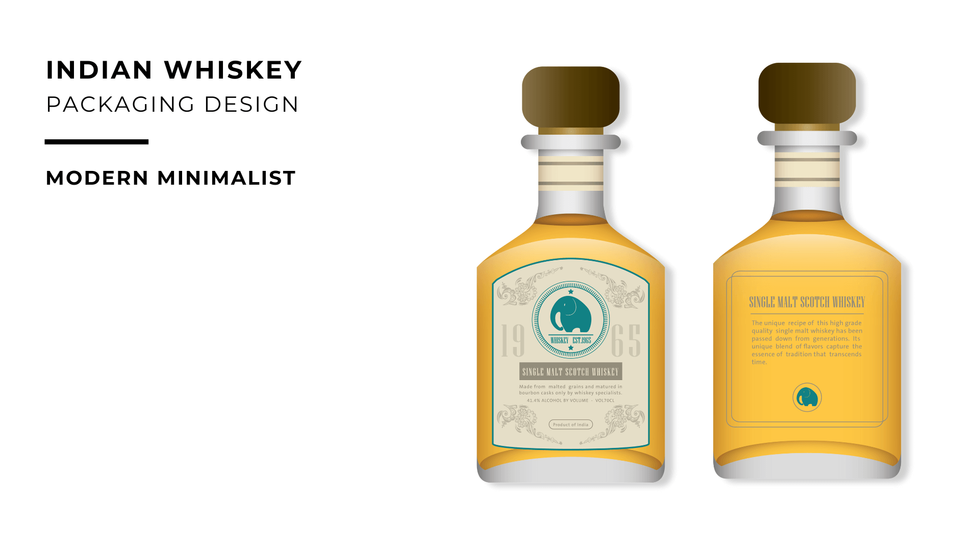 Premium Packaging Design for an Indian Whiskey Brand