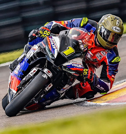 Custom race suit rider