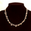 תמונה ממוזערת: Silver Silk Round Necklace -  Pearls and crystals