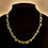 תמונה ממוזערת: Gold Silk Round Necklace -  Pearls and crystals
